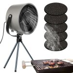 Hotte aspirante portable avec ventilateur � 3 vitesses 5 filtres amovibles forte aspiration pour cuisine ...