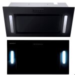 Hotte aspirante sous meuble 52cm noire be - 52a