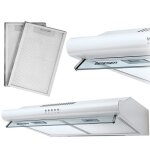 Hotte de cuisine sous - meuble - janshop - berdsen be - 10a - 50 cm - blanc - �clairage led - 3 vitesses ...