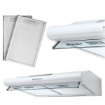 Hotte de cuisine sous meuble - berdsen be - 10a - 60 cm - blanc - led - 205 m� / h