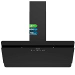 Hotte dcorative - cecotec - bolero flux dt 908000 - verre noir - 90 cm - a + + - 800 m3 / h