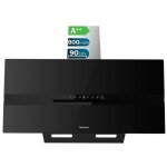 Hotte décorative - cecotec - bolero flux dt 908010 - verre noir - 90 cm - a + + Hotte décorative - cecotec - bolero flux dt 908010 - verre noir - 90 cm - a + +