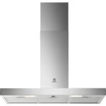 Hotte d�corative murale 90 cm 600 extractiontech electrolux eft39x classe c inox