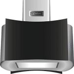 Hotte �lot - kaiser - ai 7418 eco - verre noir - acier inoxydable - 1250 m� / h