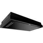 Hotte de plafond - gurari - gch c 343 120 bl prime - 120 cm - 1000 m / h - verre noir
