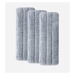 Housevac ? lot de 3 recharges microfibres pour balai plat lavables en machine compatibles avec balais ... Housevac ? lot de 3 recharges microfibres pour balai plat lavables en machine compatibles avec balais ...
