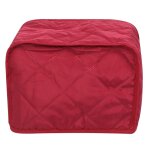 Housse anti - poussire pour machine  pain 2 tranches protection appareil cuisine rouge 28x20. 5x20. ...