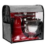 Housse anti - poussire pour robot ptissier kitchenaid et accessoires supplmentaires grise