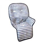 Housse dassise pour chaise haute b�b� enfant gamme ptit - marin - monsieur b�b�
