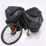 Housse bche tanche couverture de protection scooter vlo bicyclette - noir