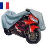 Housse moto - taille l - imperm�able - protection uv - 230 x 130 cm - grise