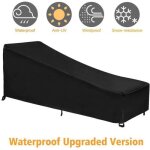 Housse bain de soleil protection de bain de soleil housse de transat imperm�able pour patio ext�rieur ...