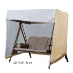Housse de balancelle de jardin 3 places oxford imperméable bâche de balancelle anti - uv couverture de ... Housse de balancelle de jardin 3 places oxford imperméable bâche de balancelle anti - uv couverture de ...