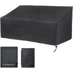 Housse banc de jardin 4 places housse banc exterieur patio oxford housse de protection pour canap (190x66x89c ...