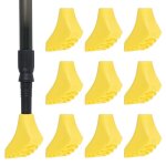 Embouts pour b�tons de marche nordique - janshop - 10 pi�ces - jaune - polyvalent - ergonomique