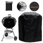 Housse bbq protection housse b�che etanche anti poussi�re anti pluie noir 61x72 cm