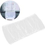 Housse pour cage oiseaux maille couverture protection cage oiseaux perruches canaris attrape graine blanc ...