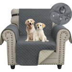 Housse canap 1 place impermeable housse de canap avec accoudoirs protege canape chat chiens griffures ...