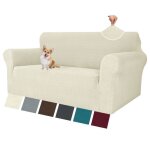 Housse de canap� 2 places avec accoudoirs universelle housse canap� extensible sofa cover en jacquard ...