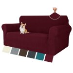 Housse de canap� 2 places avec accoudoirs universelle housse canap� extensible sofa cover en jacquard ...