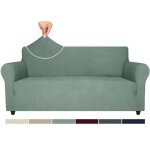 Housse de canapé 3 places avec accoudoirs housse canapé extensible protection canape chien vert clair ... Housse de canapé 3 places avec accoudoirs housse canapé extensible protection canape chien vert clair ...