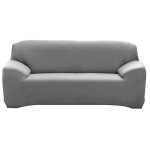 Housse de canap 3 places super stretch gris 180  240cm