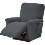 Housses de canap lot de 4 extensibles pour fauteuil inclinable de relaxation et de massagedotes de ...
