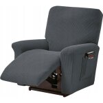 Housses de canap lot de 4 extensibles pour fauteuil inclinable de relaxation et de massagedotes de ...