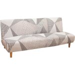 Housse de canap clic clac extensible 3 placescouverture de canap pour banquette clic clac pliant sans ...