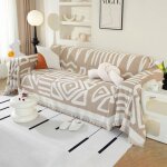 Housse de canap� 3 places - otbact - 180x300 cm - anti griffe - anti - rides - tissu chenille
