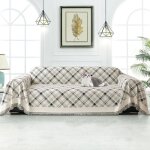 Housses de canap douces et durables en chenille rversible housses canap modernes protege universelle ...
