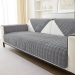 Housse de canap� en flanelle douce lavable (1 pi�ce)coussin de canap� antid�rapante pour canap� 1 2 ou ...
