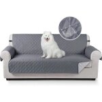 Housse de canap� - quuryaze - 3 places - imperm�able - antid�rapant �pais - gris fonc�