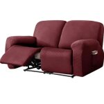 Housse canap relax 2 places antidrapante avec pochesprotection fauteuil pour chatchien enfantextensible ...