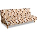 Housse de canap sans accoudoir 3 places housse de canap clic clac extensible universel lavable couverture ...