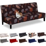 Housse de canap� sans accoudoir 3 places - extensible - �lastique - futon - pour canap� convertible
