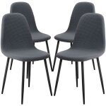 Housse de chaise - housse de chaise imperm�able en velours de ma�s extensible - ensemble 2 pi�ces gris ...