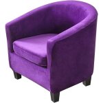 Housses de chaise en velours avec housses de coussin housses de chaise amovibles fauteuils housses de ...