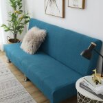 Housse clic clac housse canape lit190 - 210cm extensible anti - taches couvre protection canap� sans ...