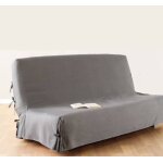 Housse de clic - clac - coton - gris clair - 140x200 cm - gris clair - atmosphera createur dinterieur ...