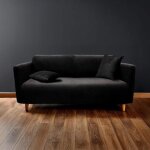 Housse de clic clac - polyester - noir