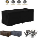 Housse de coffre de rangement extérieur tissu oxford 210d adaptée au stockage de jardin extérieur protection ... Housse de coffre de rangement extérieur tissu oxford 210d adaptée au stockage de jardin extérieur protection ...