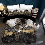 Housse de couette 200x200 chatensemble deparure de lit en chat douces et confortableshousse de couette ... Housse de couette 200x200 chatensemble deparure de lit en chat douces et confortableshousse de couette ...