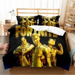 Housse de couette 200x200 gamer 2 personnes parure de lit motif2 taies doreiller 50x75 zipp�e microfibre ...