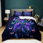 Housse de couette 240x220cm papillon fleur pourpre parure de lit 3d imprimé enfants en housse couette ... Housse de couette 240x220cm papillon fleur pourpre parure de lit 3d imprimé enfants en housse couette ...