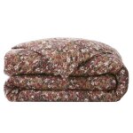 Housse de couette 240x260 cm gaze de coton nora camel