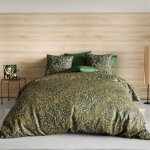 Housse de couette 260x240 nava + 2 taies coton bio 57 fils / cm2