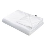 Housse de couette blanche 120 x 180 cm rhea