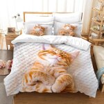Housse de couette chatet taie doreiller housse de couette 3d animal de compagnie ensemble housse de couette ... Housse de couette chatet taie doreiller housse de couette 3d animal de compagnie ensemble housse de couette ...