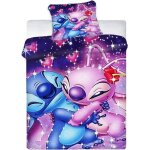 Housse de couette stitch 140x200cm 3d imprim en microfibre parure de lit stitch 1 personne stitch avec ...